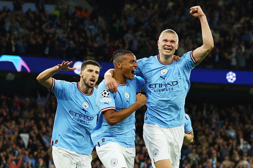 haland ghi bàn giúp Mancity dẫn trước Real Madrid